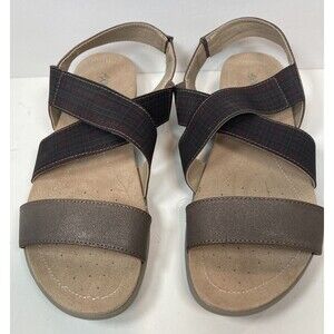 Axxiom Women’s Sandals Size 8 Glorify - Plaid Strap